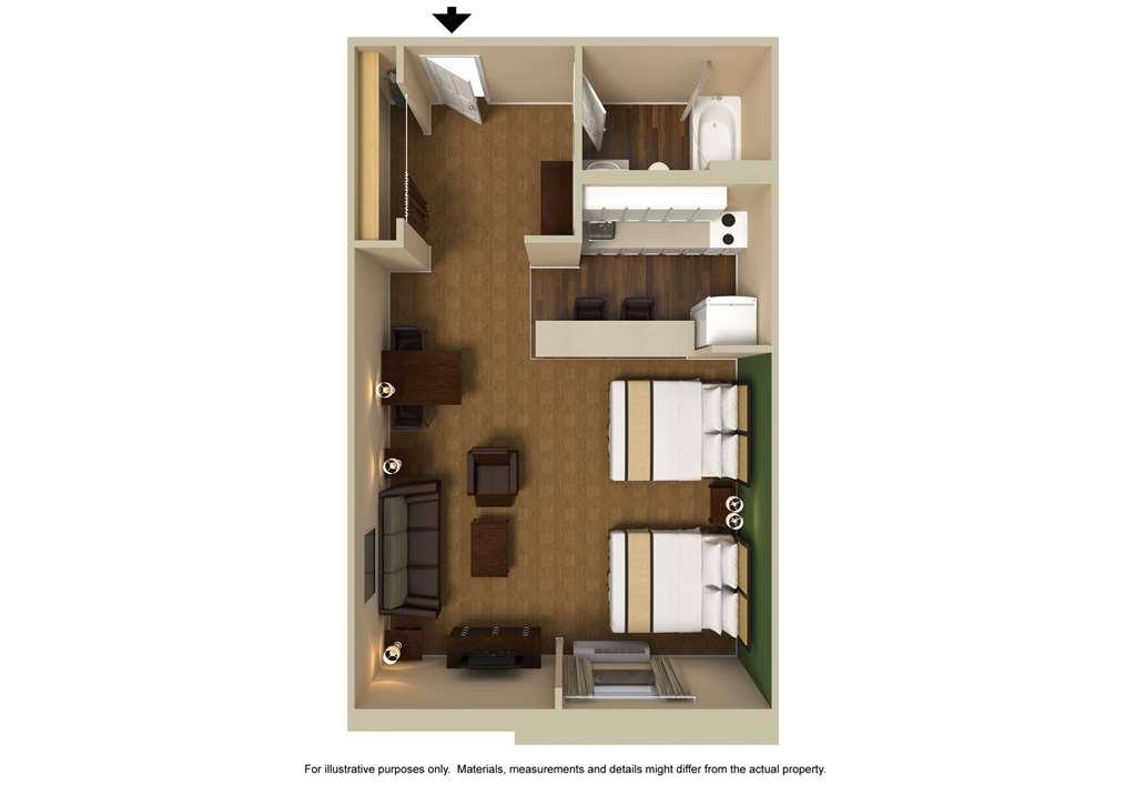 Extended Stay America Suites - Raleigh - Cary - Harrison Ave Rum bild